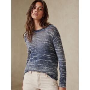 RUBBISH Womens Wool Blend Backless Spacedye Long Sleeve Sweater Top Size XS